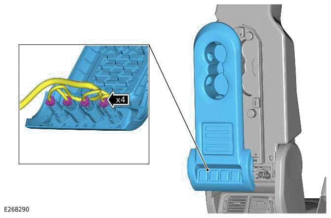 Front Row Center Seatbelt Retractor